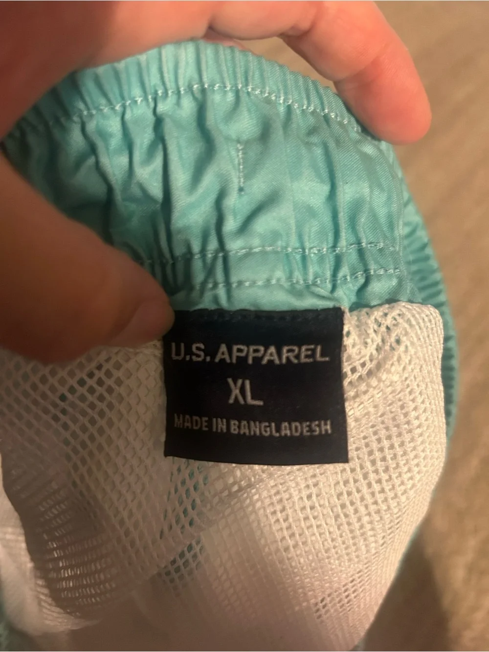Men's Teal & Orange Tropical Board Shorts